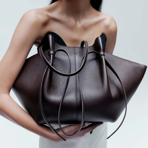 Пользовательские инициалы, большие вместительные сумки-тоут для женщин, сумка-кошелек 2025 года, из искусственной кожи с узором личи, подмышками на плечо