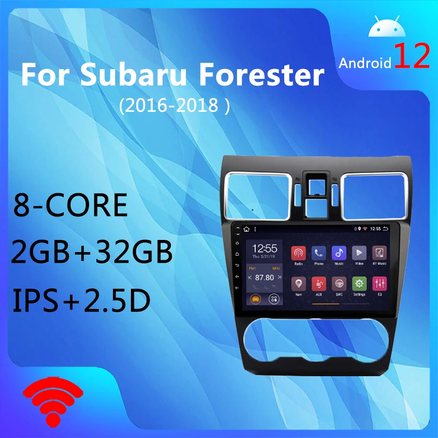 

Wanqi Android 12,0 8Core 2 + 32GB GPS навигация автомобильный Радио медиаплеер для Subaru Forester XV WRX 2012-2018