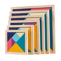 wooden 3d jigsaw tangram puzzle thinking training iq brain game baby montessori learning educational toys for kids children 3y