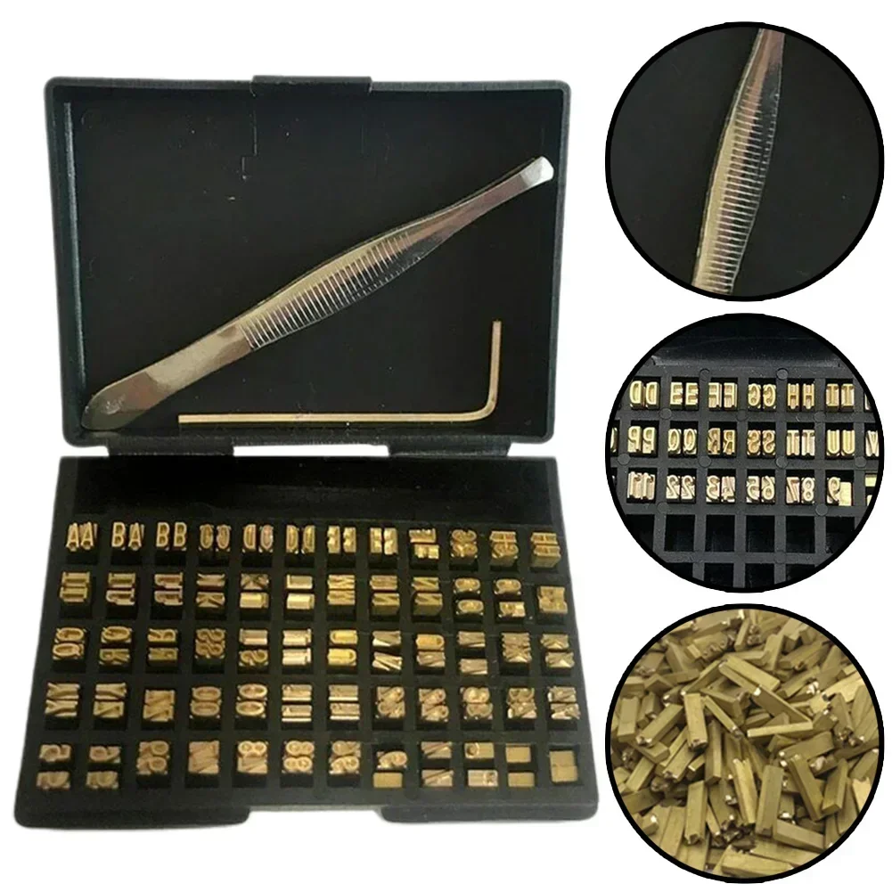 

120 шт./кор. машина для кодирования слов, 2*3*15 см, горячий штамп, медные буквы, термолента, шрифт для печати, электрическая лента для кодирования