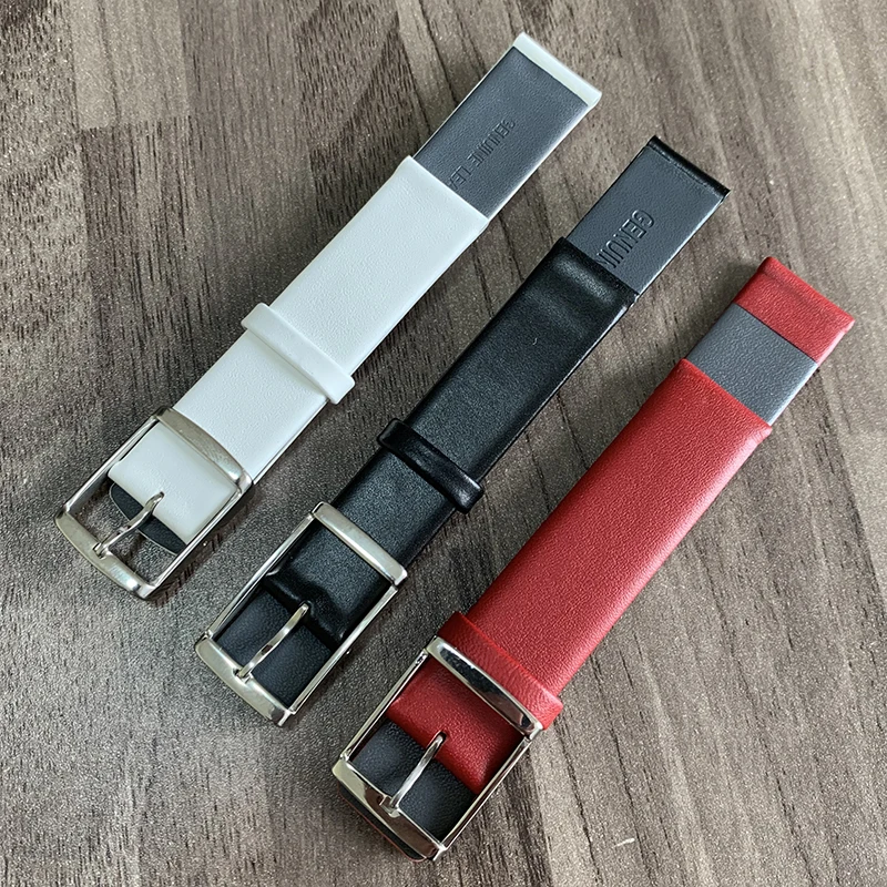 

Genuine Leather Watch Bands For CK K94231 Fashion Wrist Bracelets Strap Steel Pin Buckle Replacement Watch Accessories Parts