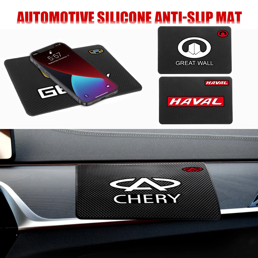 

1PCS Car Dashboard Non Slip Phone Mats Anti-slip Silicone Pads Auto Accessories For FIAT ABARTH 500 Punto Panda Tipo Astra Bravo