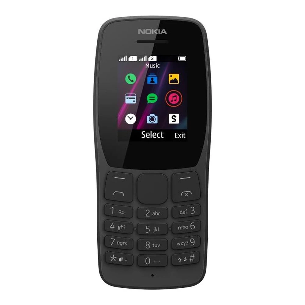 Смартфон Nokia 110 ТА-1192 Black 1.77" 4MB 11MB Dual Sim 800 мАч