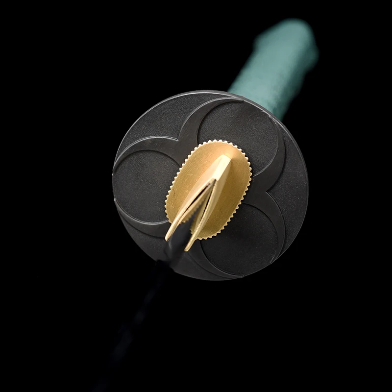 Китайская меч украшение для дома 1045 черное окрашенное лезвие деревянная Сая