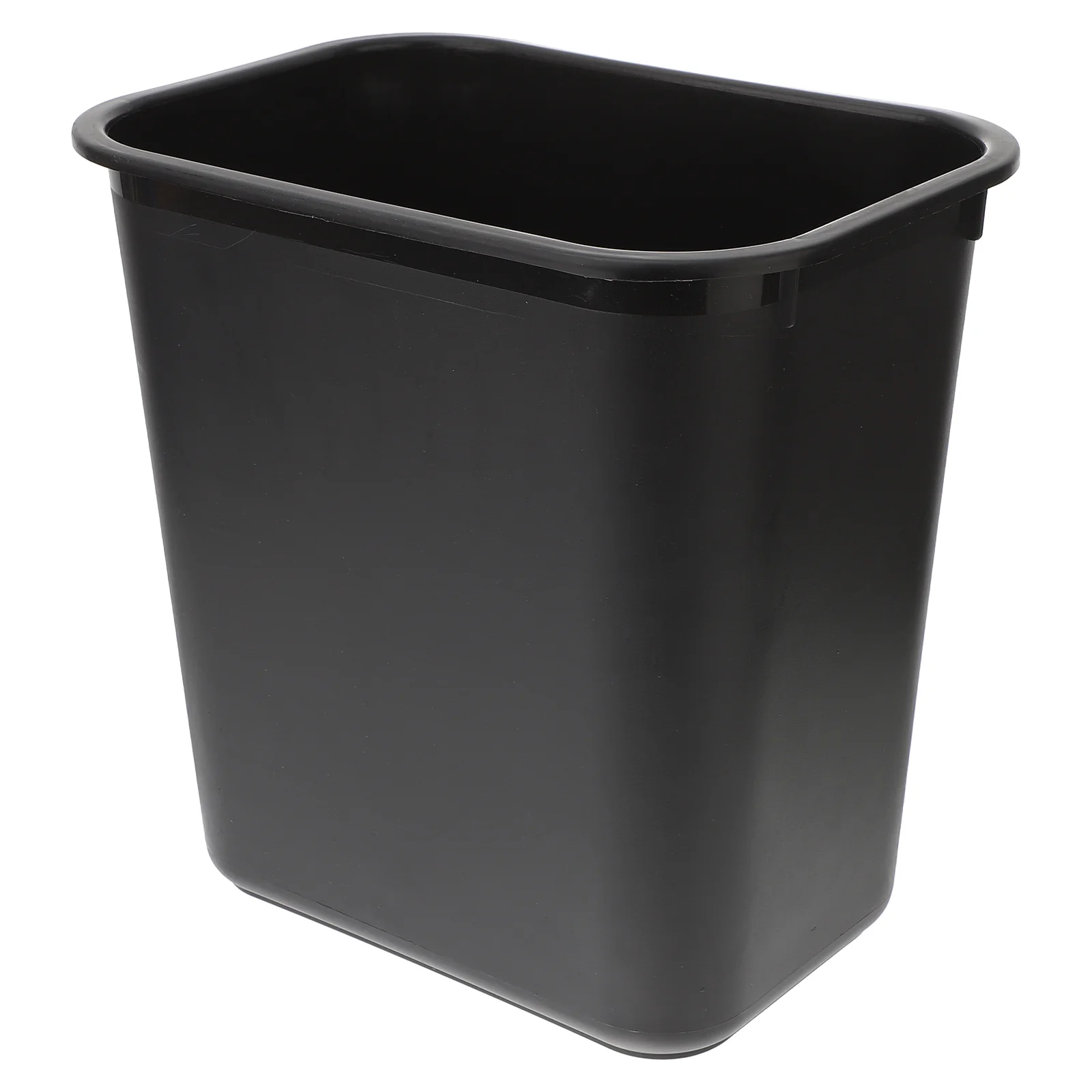 

Bulk Garbage Can Office Black Table Decor Square Containers Lids Plastic Bathroom Collector
