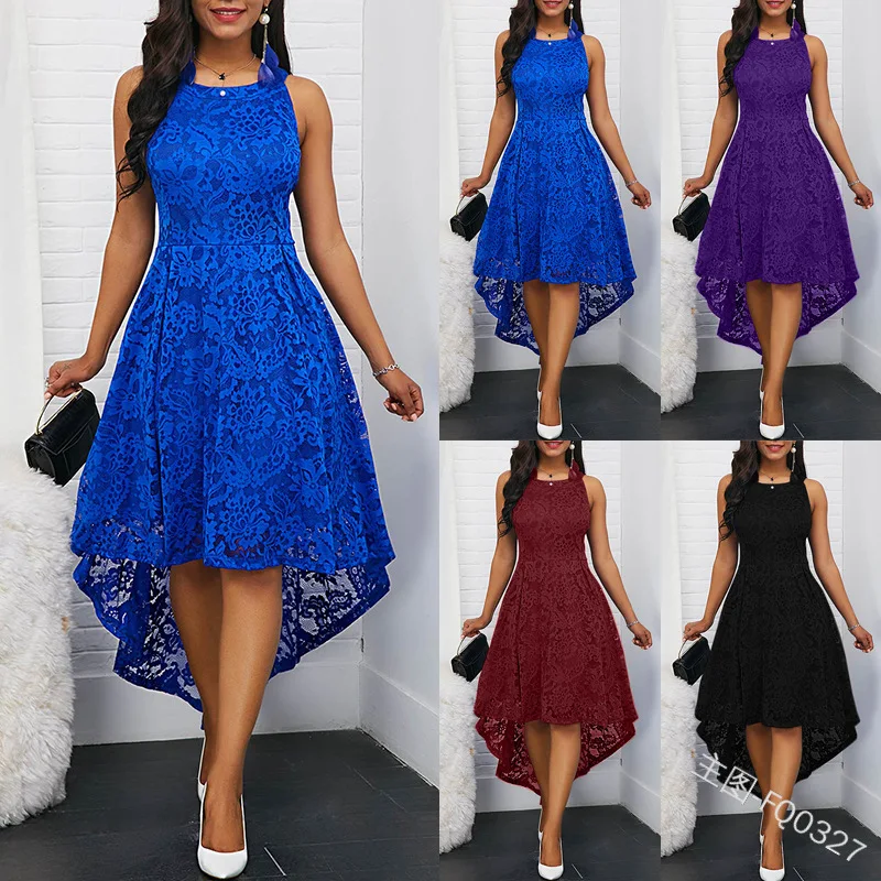 

Женское летнее платье без рукавов, кружевное Привлекательное платье в стиле ретро, лето 2023