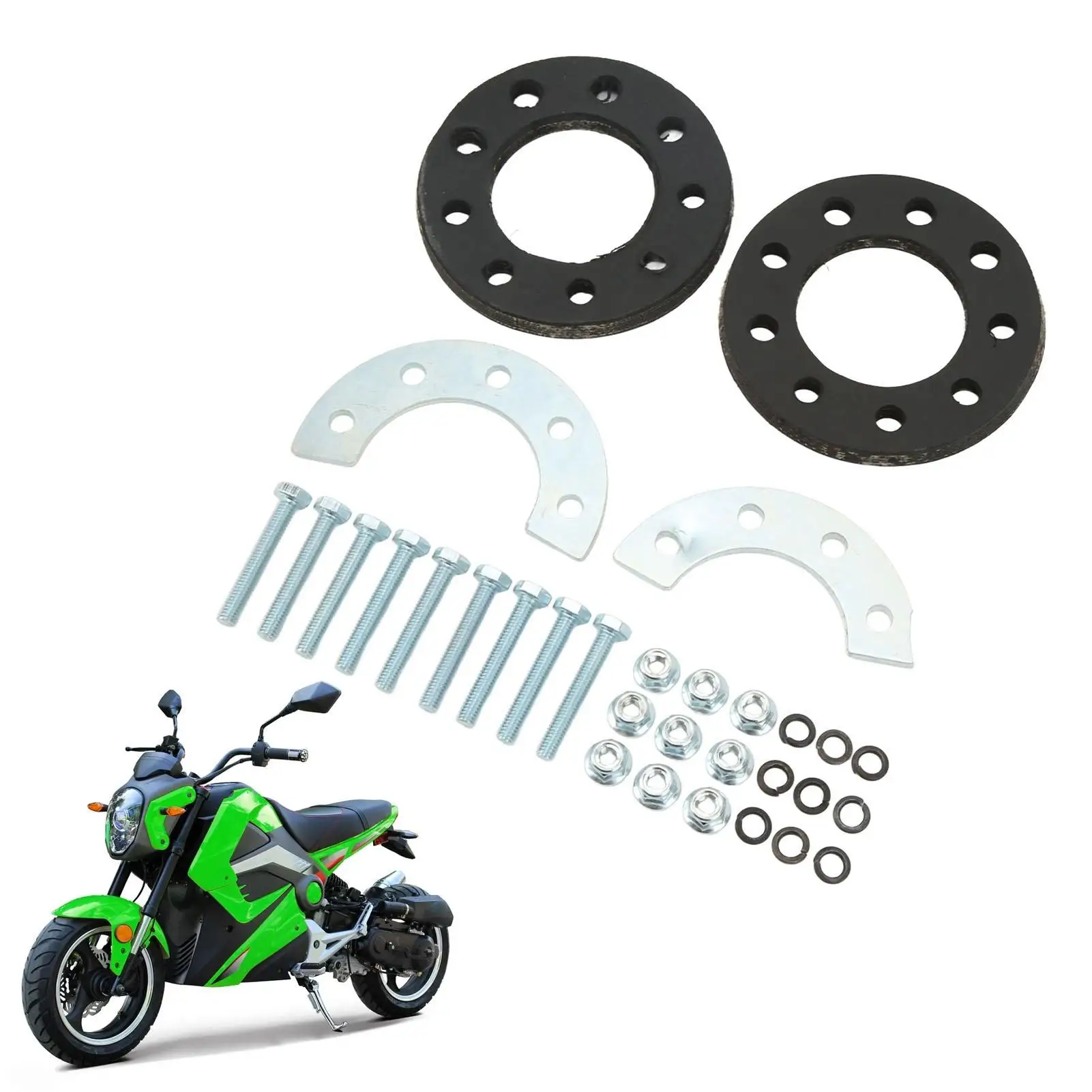 Комплект крепления звездочки с 9 отверстиями и усиленными шайбами для