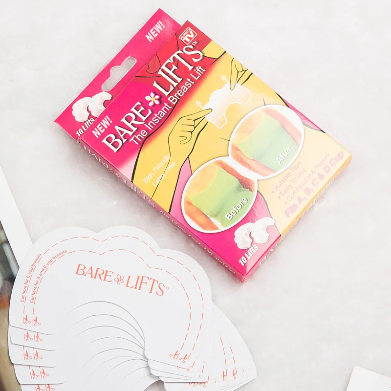 5pair Disposable Breast Lifter Sticker Lingerie Tape Transparent Invisible Nipple Sticker Chest Lifter Sticker To Lift The Chest
