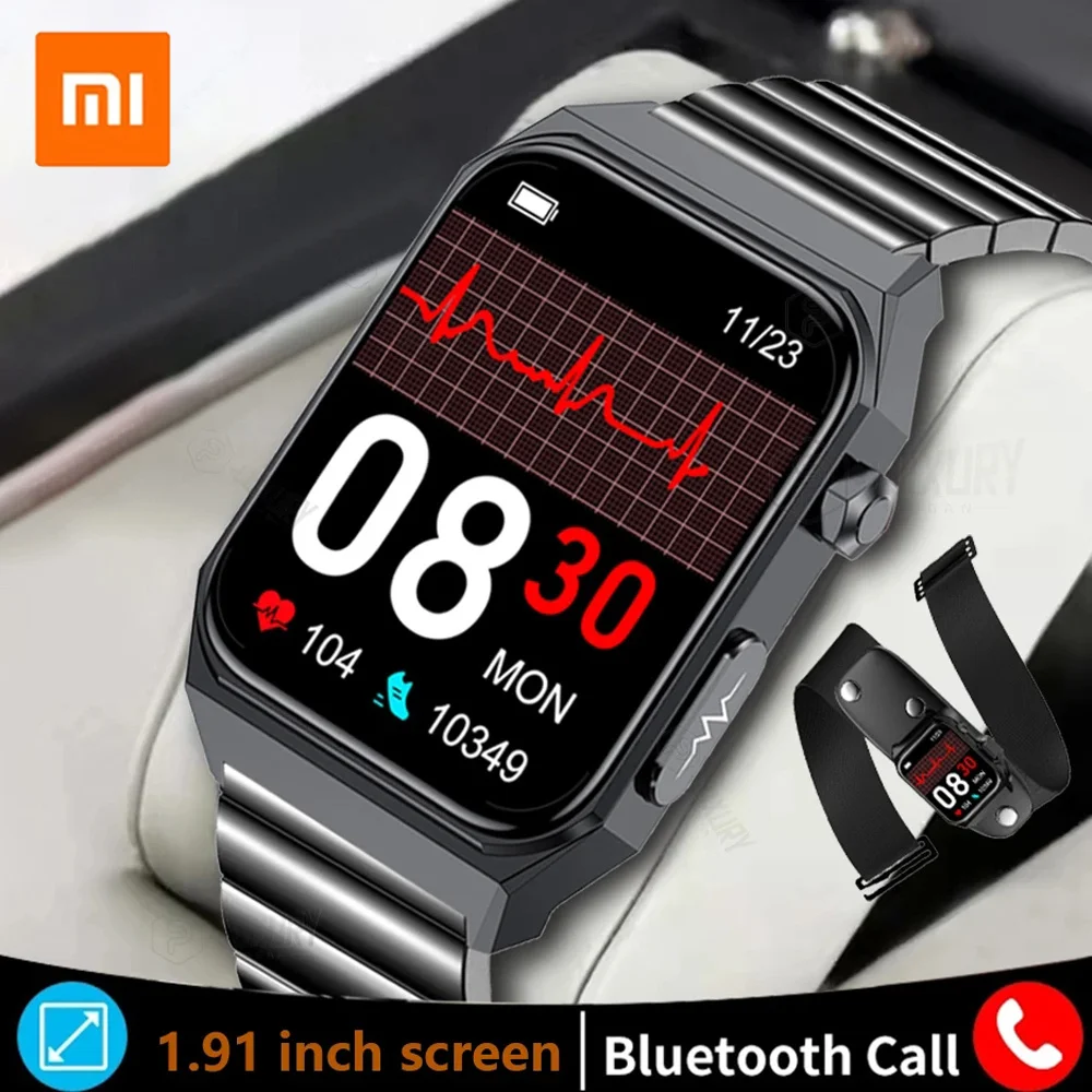 

Xiaomi Blood Sugar Smart Watch Men ECG+PPG Heart Rate Sports Automatic Infrared Blood Glucose Pressure Health Monitor Watches