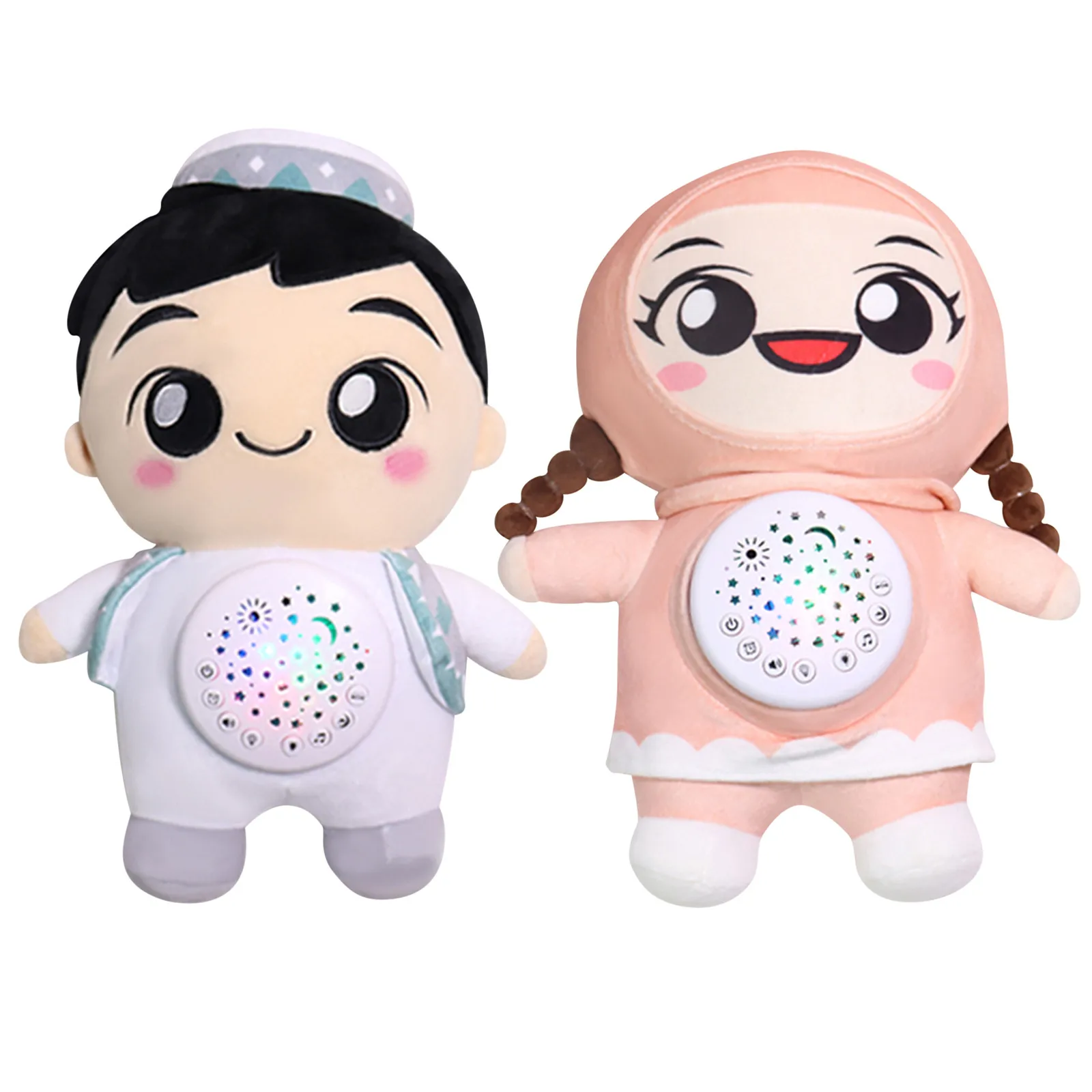 

Plush Organizer Hamburger Dog Toy Plush Glow 2PC Doll Soothing Children'S Children'S Doll Plush Can Doll Sound Soft Birthday