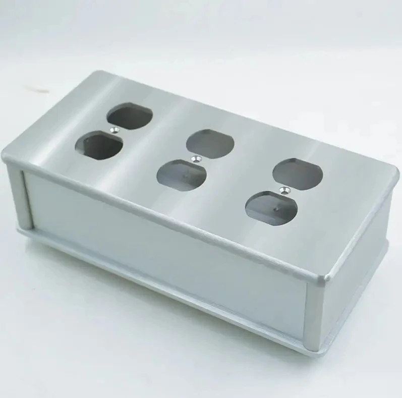 Полностью алюминиевый корпус питания HiFi США DIY Box Американский стандартный