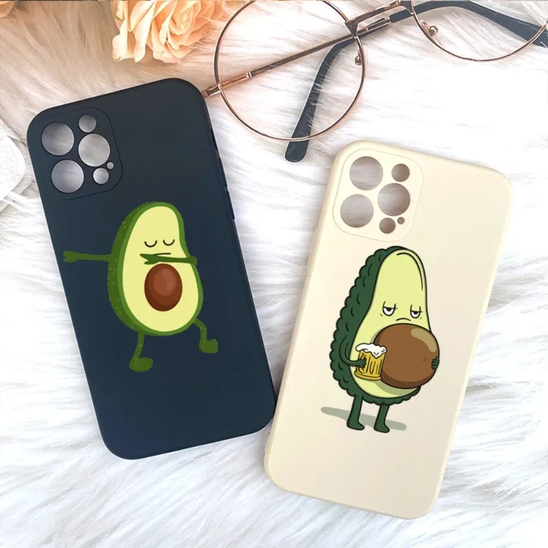 

Чехол для телефона с мультипликационными фруктами для IPhone 14 11 12 13 Pro Max X XR XS Max 6 6S 7 8 Plus SE 2022, чехол для телефона с жидкостью и квадратными цвета...