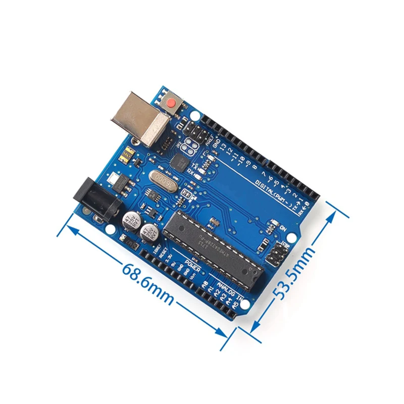 Один комплект UNO R3 официальная коробка ATMEGA16U2 + чип MEGA328P для Arduino макетная плата USB