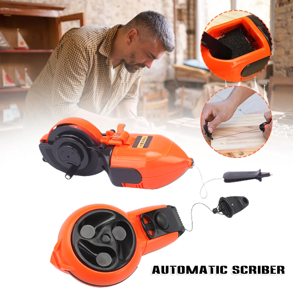 

Automatic Ink Underline Tool Multipurpose Leak-Proof Hand-Cranked Line Marker Ink Fountain Hand-rolled Scriber Portable CLH@8