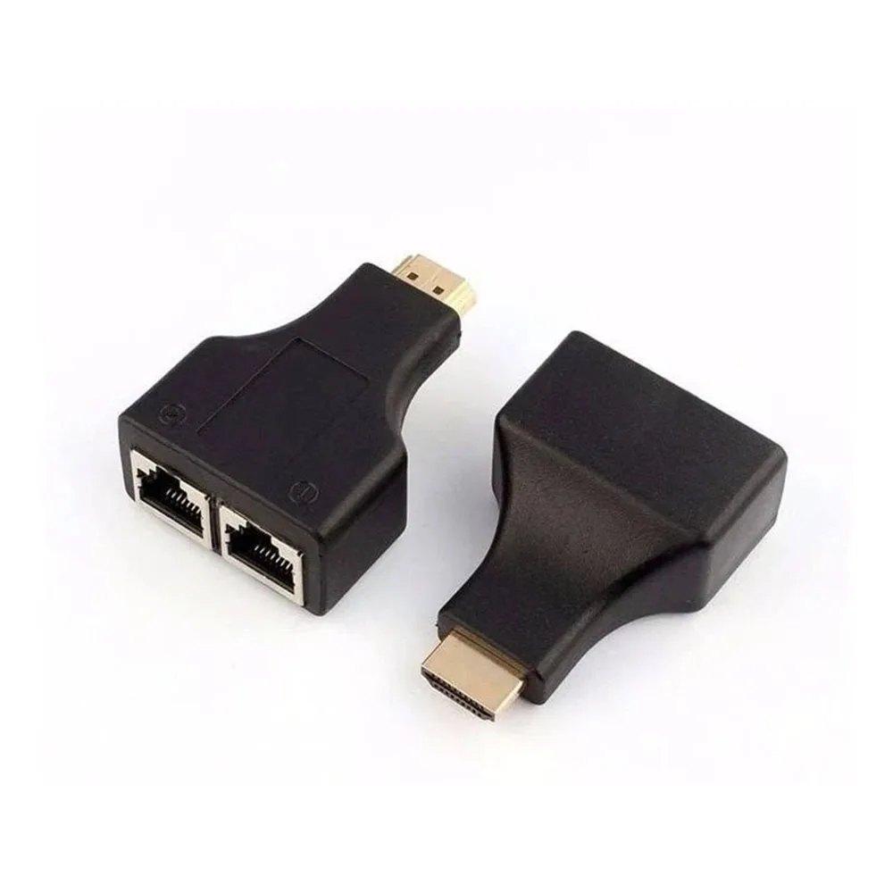 3D HDMI удлинитель 30 метров через сетевой кабель RJ45 CAT5E 6 UTP