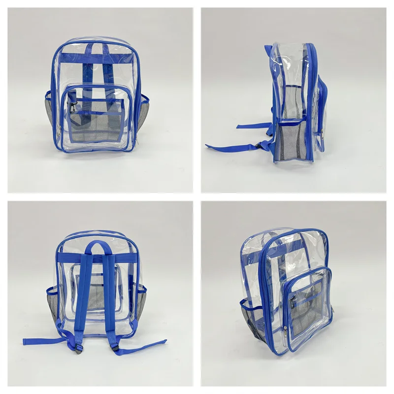 Women's PVC Plastic Backpacks Ladies Versatile Rucksacks Designer Soft Large Capacity Waterproof Female Transparent Schoolbags