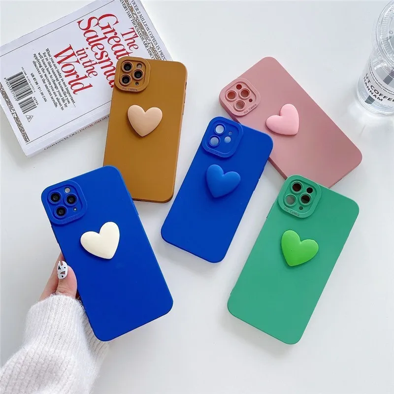 Чехол для Samsung S22, мягкие силиконовые чехлы с сердечком для Samsung Galaxy S21 FE S22plus s22u s21fe galaxy s21, чехол