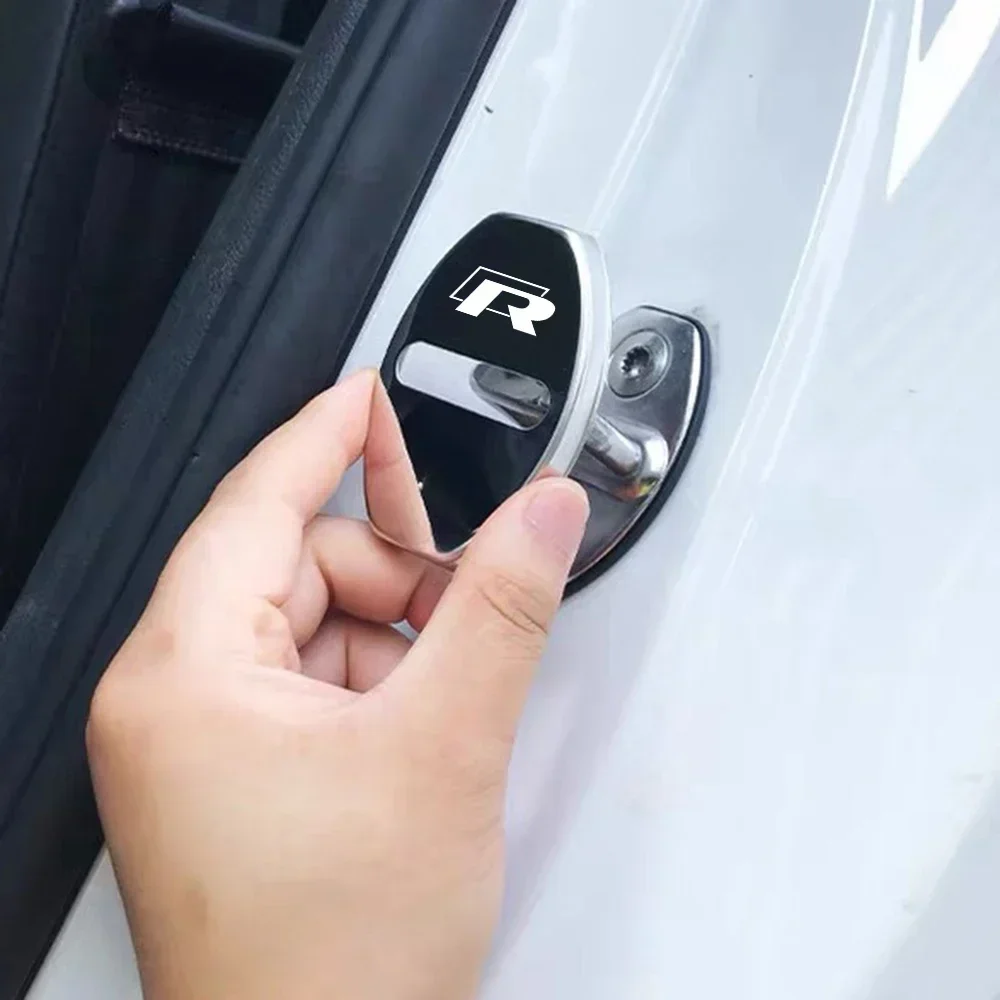 4 шт. автомобильные логотипы для VW R Volkswagen Polo Tiguan TOURAN CADDY PASSAT TIGUAN