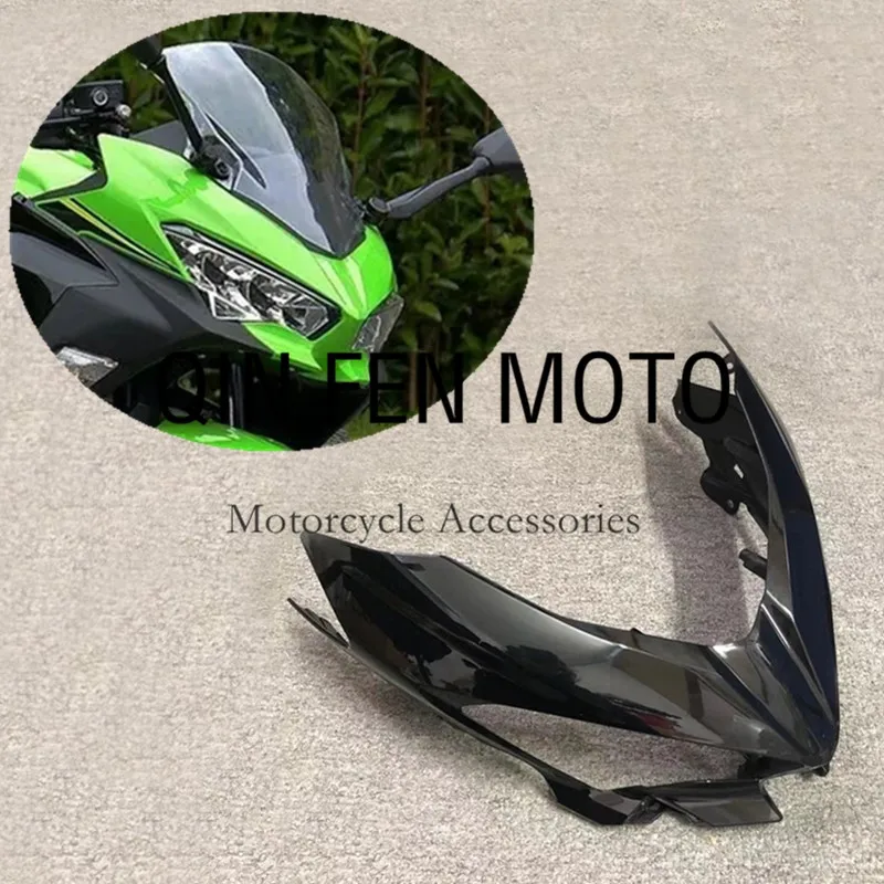 

Bright Black Fit For Kawasaki Ninja 400 2018-2021 Front Headlight Fairing
