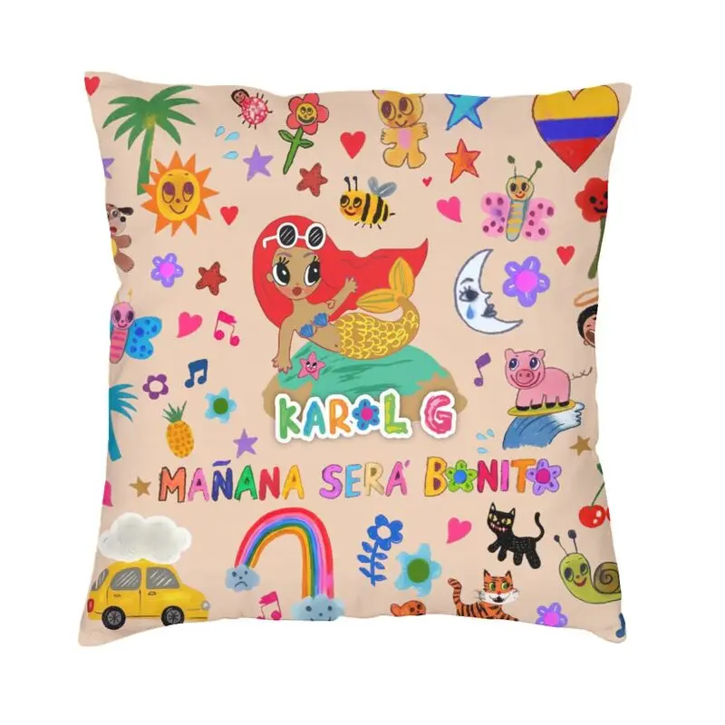 Подушка Karol G для домашнего декора Современная декоративная квадратная наволочка