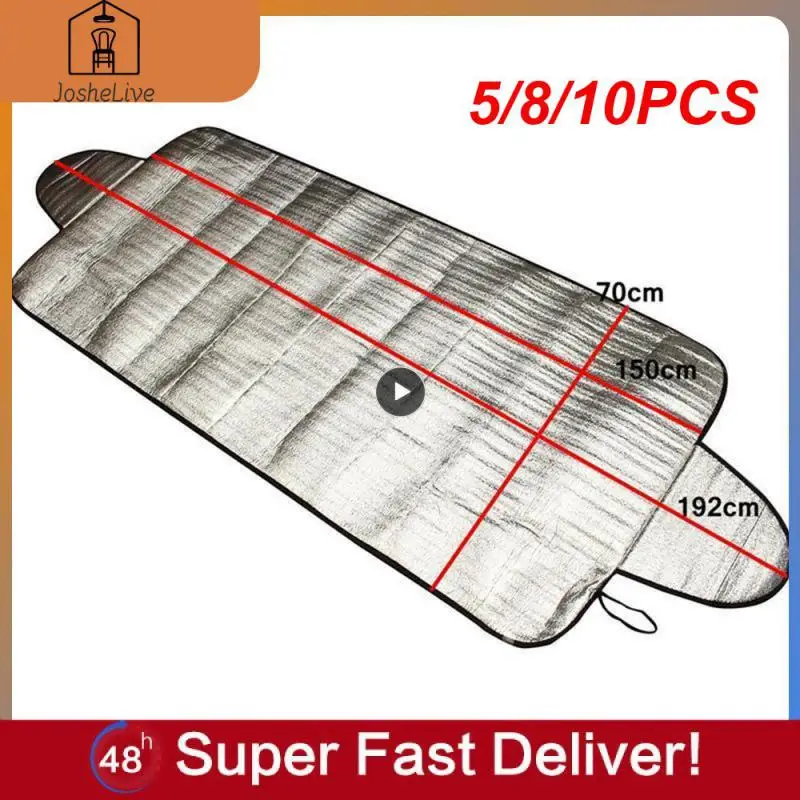 

5/8/10PCS Insulated Multifunctional Car Snow Ice Protector Universal Window Windshield Sun Shade Durable Auto Protector