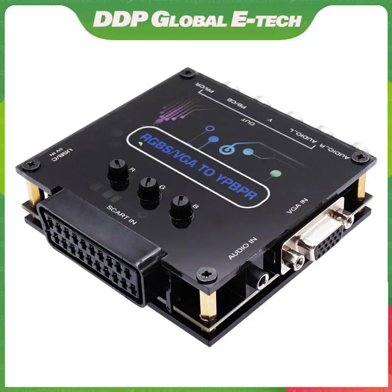 

High Definition Game Console Converter Support Audio Input Compatible Game Console Component Convenient Game Console Adapter