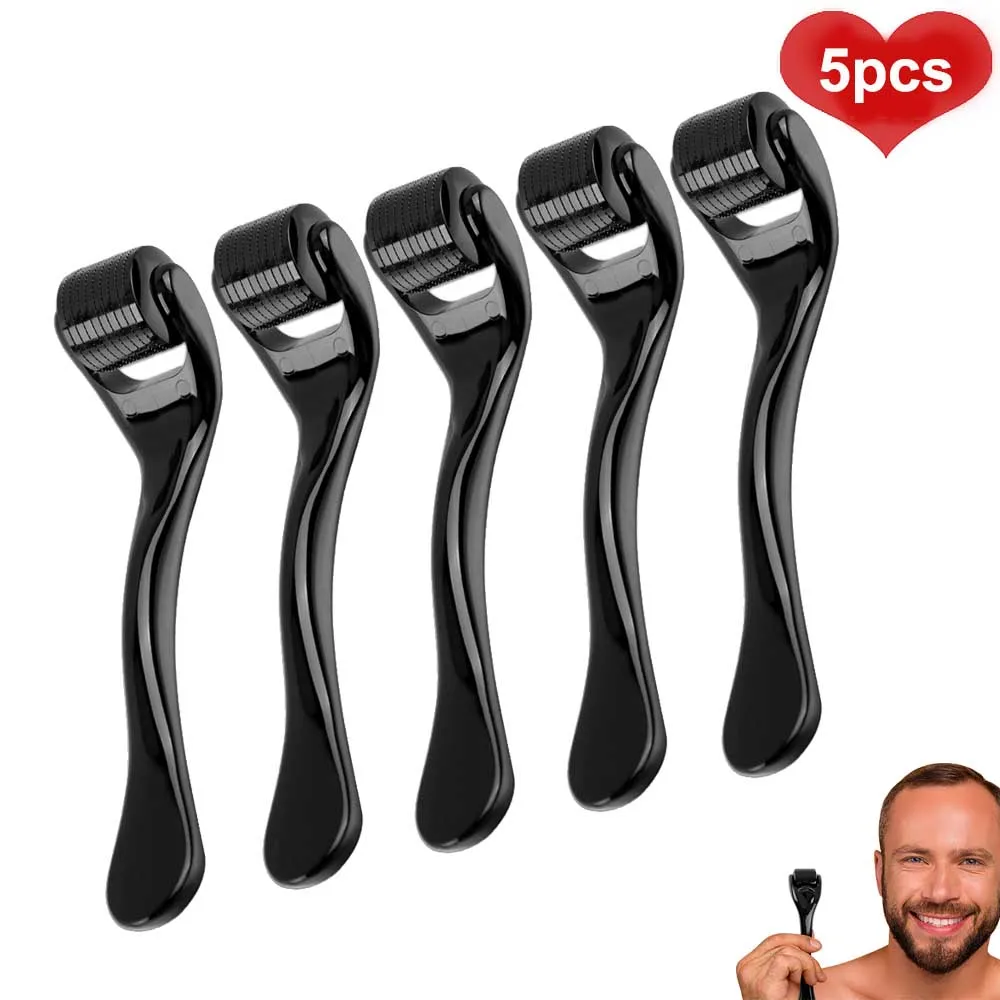 

5pcs DRS Derma Roller System Bb Glow Micro Needle Roller Microneedling for Beard Hair Growth Microneedle Mesotherapy Beauty