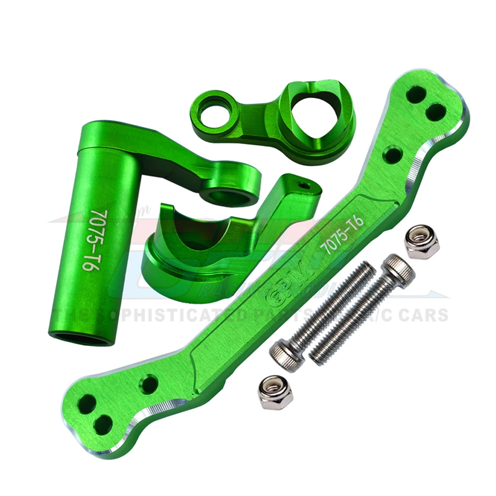 Комплект металлического алюминиевого рулевого управления GPM 9545 + 9546 для Traxxas 1/8