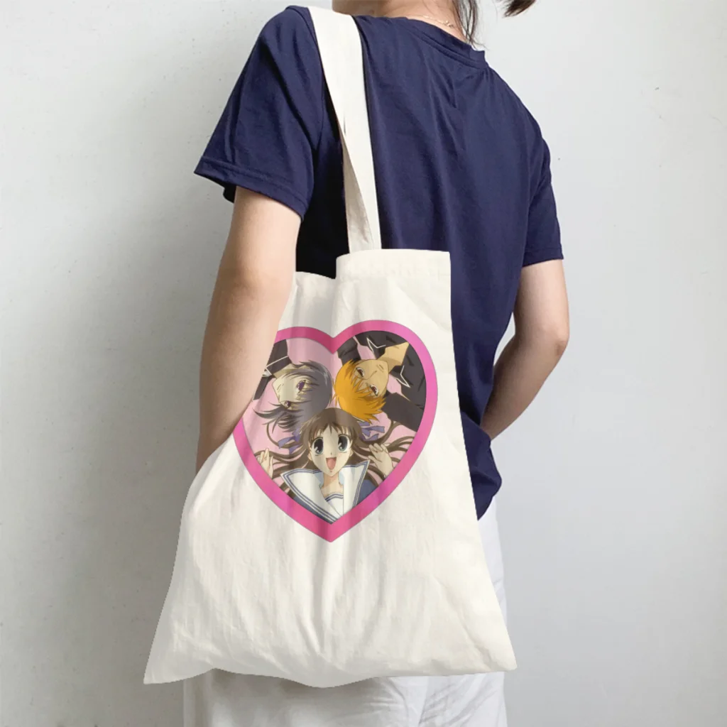 

I HeartHandbag корзина для фруктов Tohru манга серии плечевые холщовые сумки для мужчин женщин мужчин карманная сумка для фитнеса