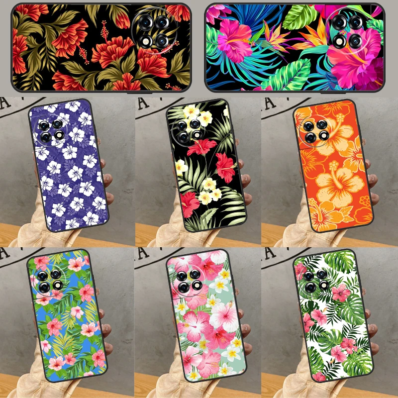 Гибридный чехол с цветочным принтом для ZTE Nubia Red Magic 8 Pro 8S Pro Plus