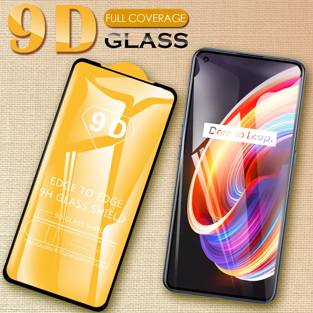 

Protective Glass Film For Realme GT Neo 2 2T X3 Super Zoom X2 X7 Max X50 Pro X50m Full Cover Screen Protector Tempered Glass