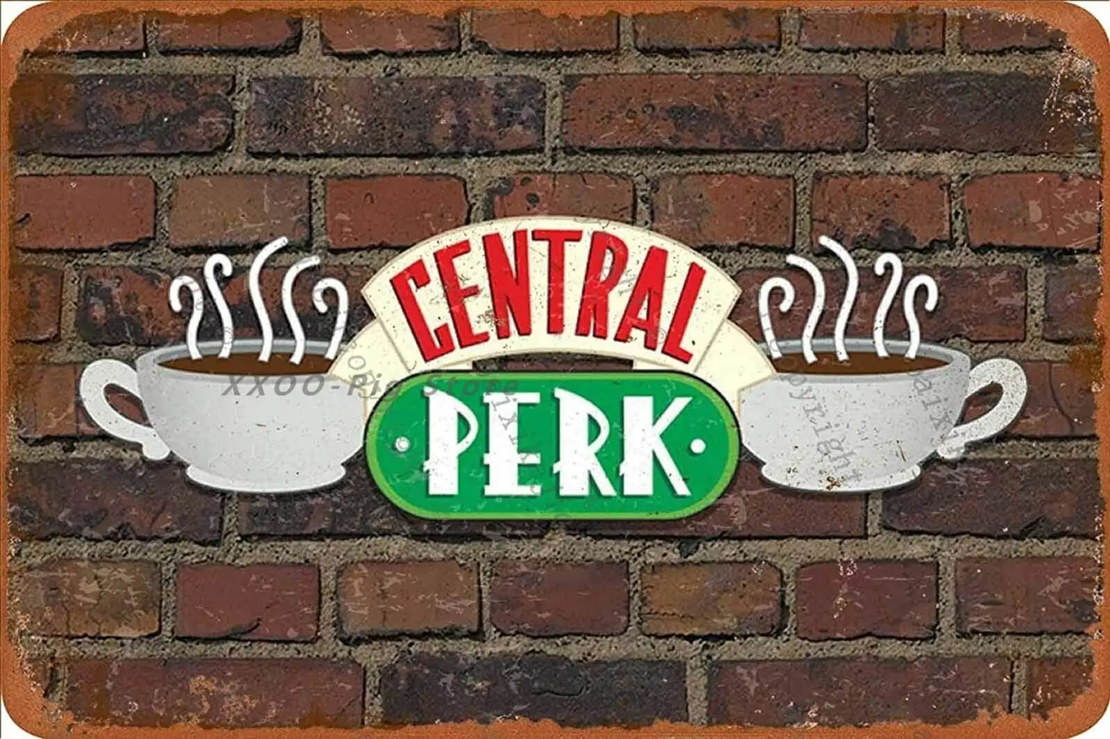 

ghostbusters Vintage Central Perk Retro Tin Sign Poster Plaque Wall Decor for Bar Cafe Garden