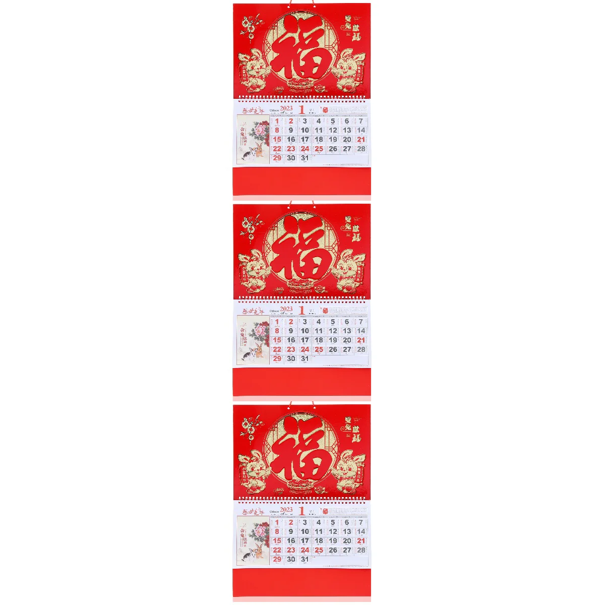 Классический китайский подвесной календарь, календарь-календарь на 2023, календарь на 2023 год, календарь на год