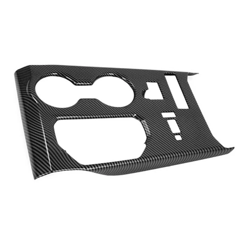 

For Toyota Highlander 2021-2022 Carbon Fiber Gear Box Shift Cup Holder Panel