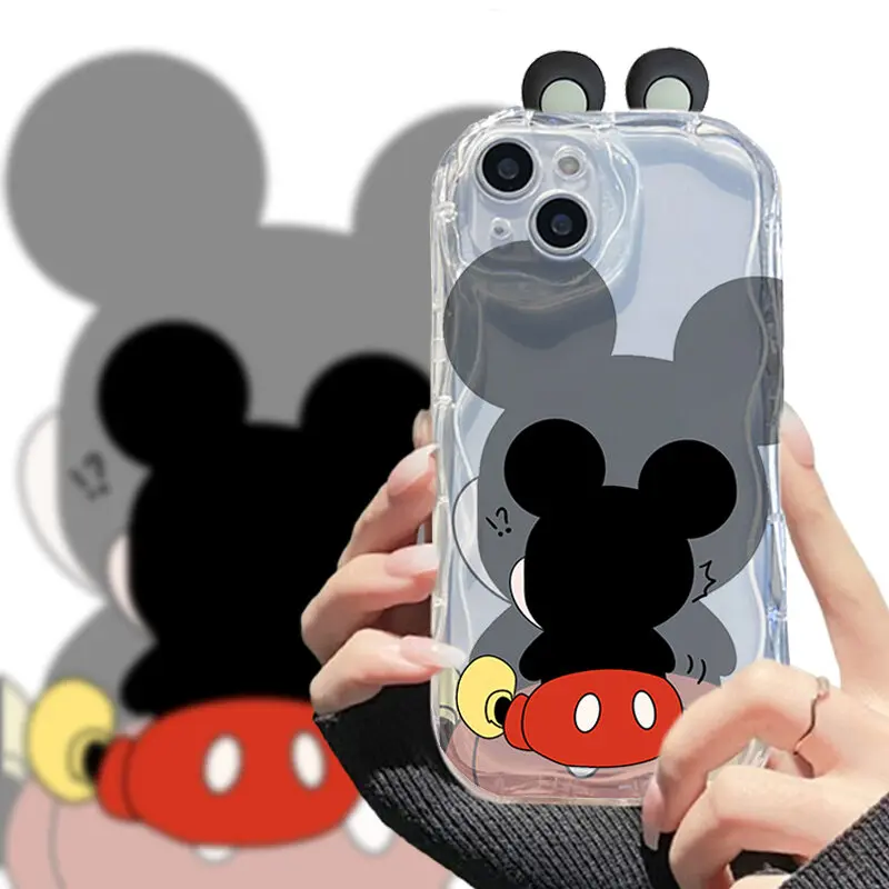 Милый чехол с 3D ушками и игрушкой Минни Стич Винни для Honor 90 Lite Huawei P30 Pro Mate 40 Nova 5t 7 9