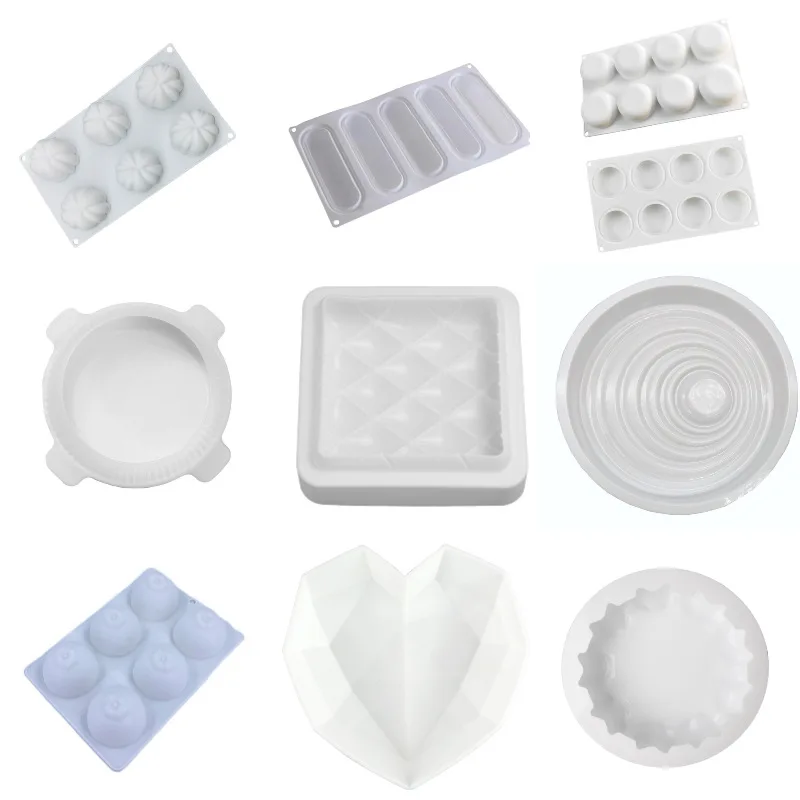 

1set Round Eclipse Silicone Cake Mold For Mousses Ice Cream Chiffon Cakes Baking Pan Decorating Accessories Bakeware Tools