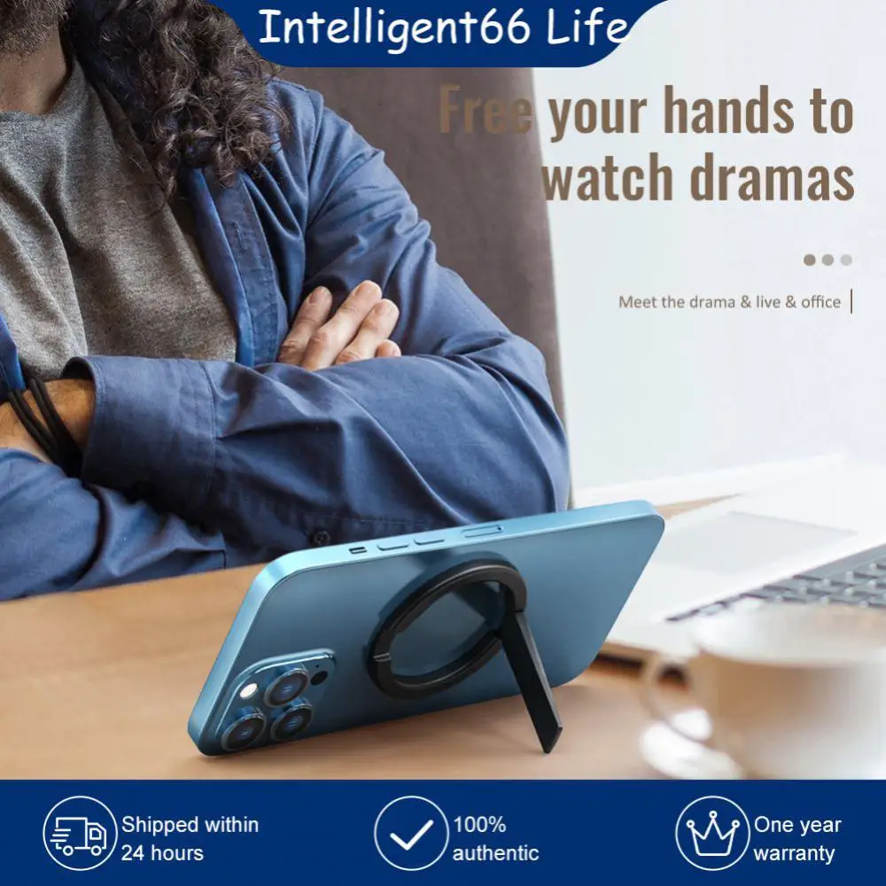 

Convenient Portable Phone Finger Ring Holder Universal Back Sticker Bracket Luxury Rotatable Mobile Phone Stand Magnetic