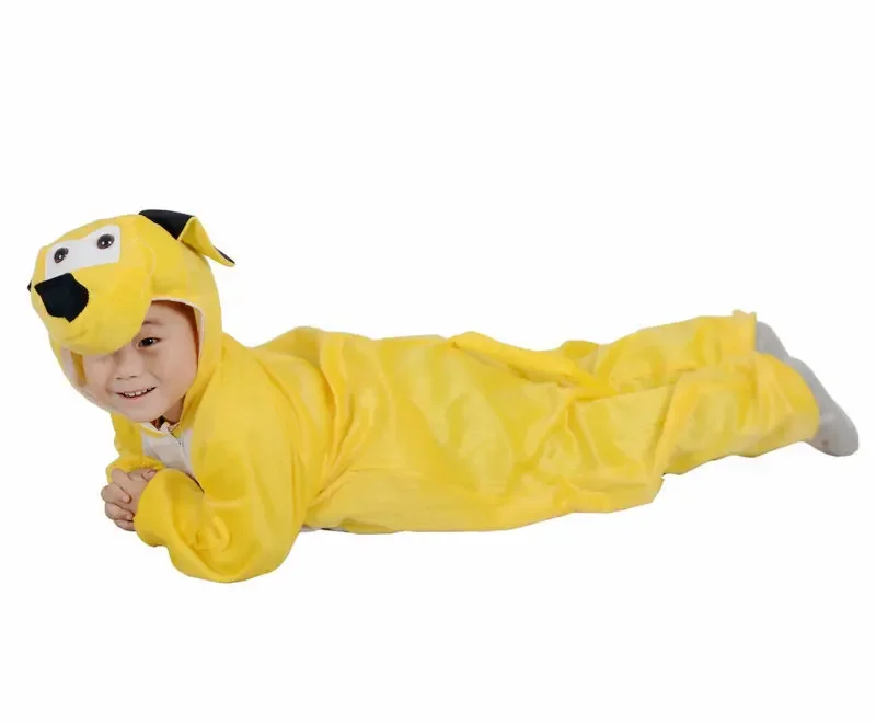 Cute Cartoon Halloween Makeup Ball Party Cosplay Costume: Big Yellow Dog Unisex Costume For Parties |
