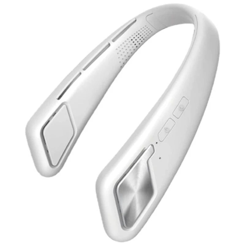 

Hanging Neck Fan,Hanging Speaker Fan, Three Levels Adjustable 360 Degree Rotatable Bluetooth Connection Machine