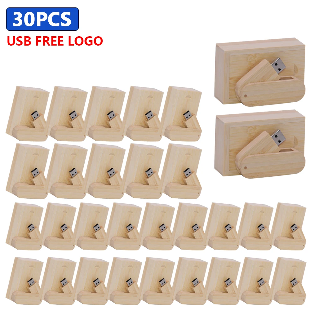

30 шт./лот Деревянный Маленький Подарочный флэш-накопитель USB 2,0 с бесплатным логотипом, 4 ГБ, 8 ГБ, 16 ГБ, 32 ГБ, 64 ГБ, флэш-накопитель, миниатюрный ...