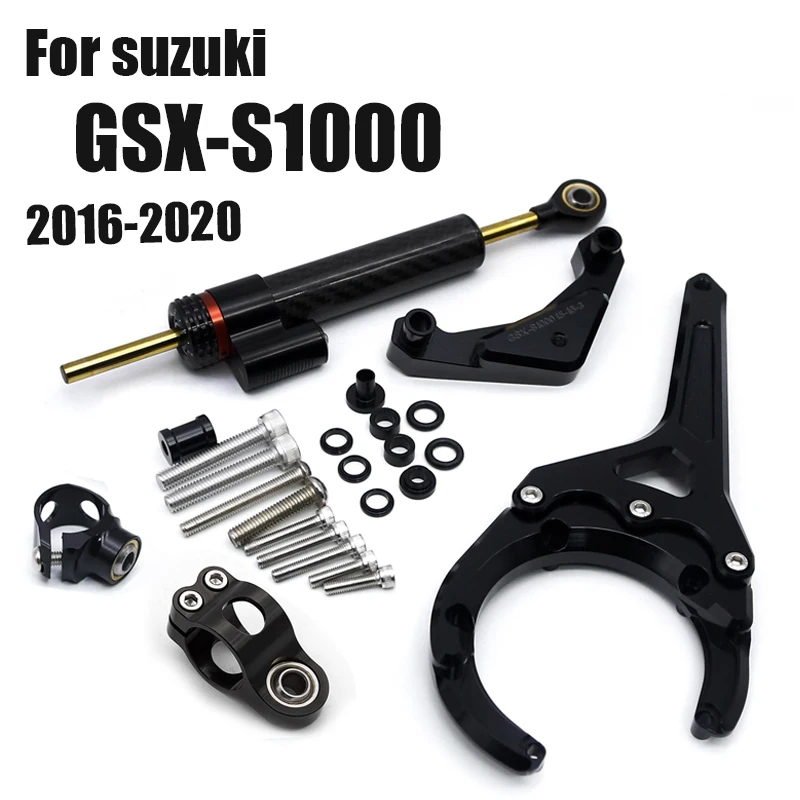 2022 для Suzuki GSXS GSX-S 1000 GSXS1000 GSX-S1000F 2016-2021 углеродный демпфер рулевого механизма