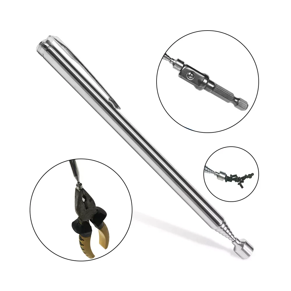

Portable Telescopic Magnet Pen Pick Up Rod Stick Extending Magnet Handheld Pick Up Mini Pen