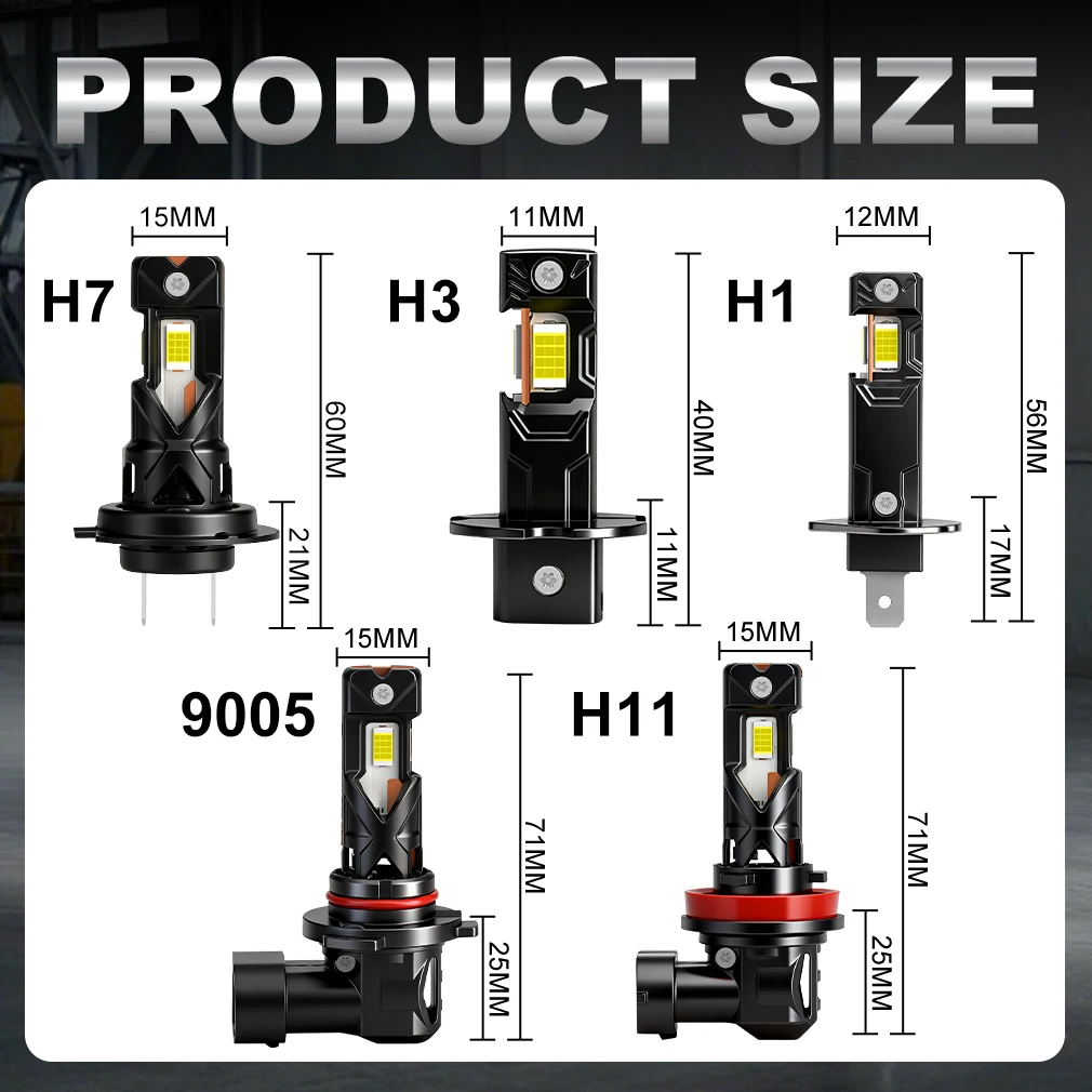 XSTORM H7 LED лампы для фар Canbus H1 H3 H8 H11 HB3 9005 LED противотуманные фары для автомобиля 80000LM 160W 6000K 12V Автолампа (art.: 3920dceda8c8e) - 3920dceda8c8e