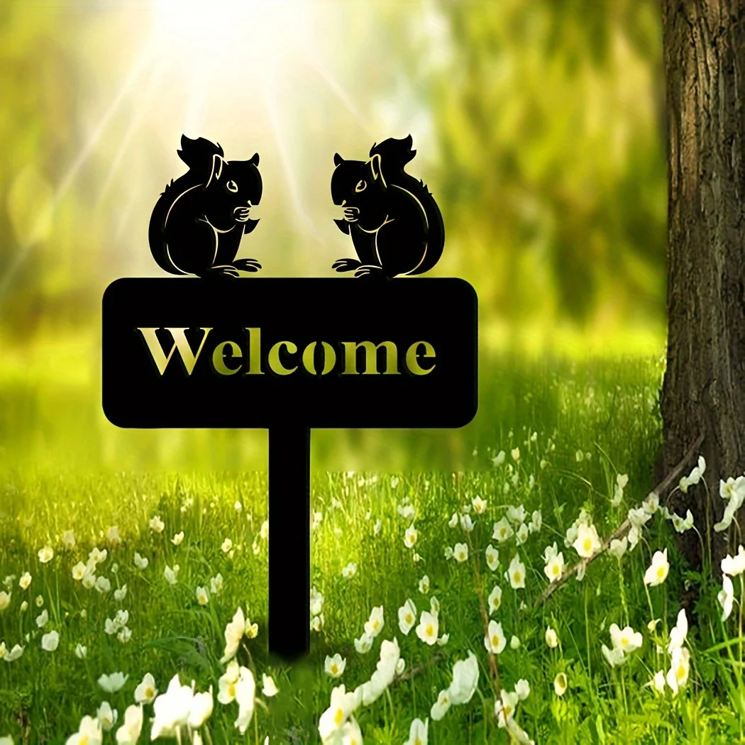 Металлический Садовый Кол Украшение В Виде Животного Персонализированный