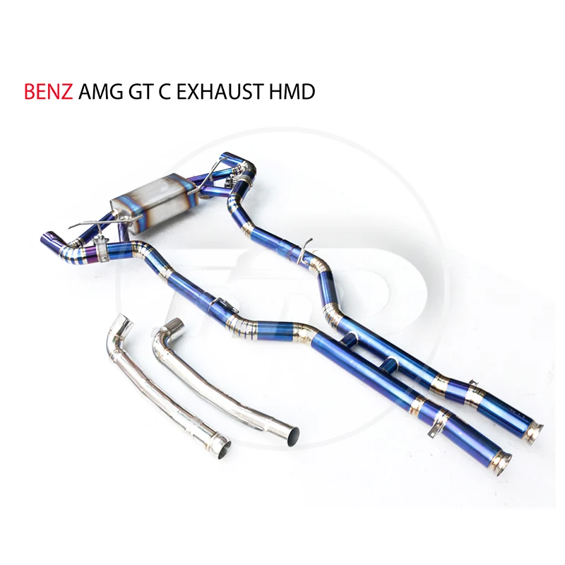

Titanium Alloy Exhaust Pipe Manifold Downpipe is Suitable for AMG GT GTC GTS GT50 Auto Modification Electronic Valve