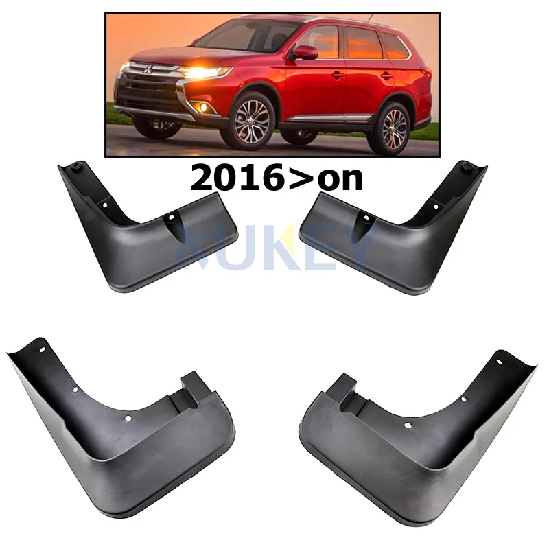 

4 шт., автомобильные резиновые Брызговики для Mitsubishi Outlander 2015-2018