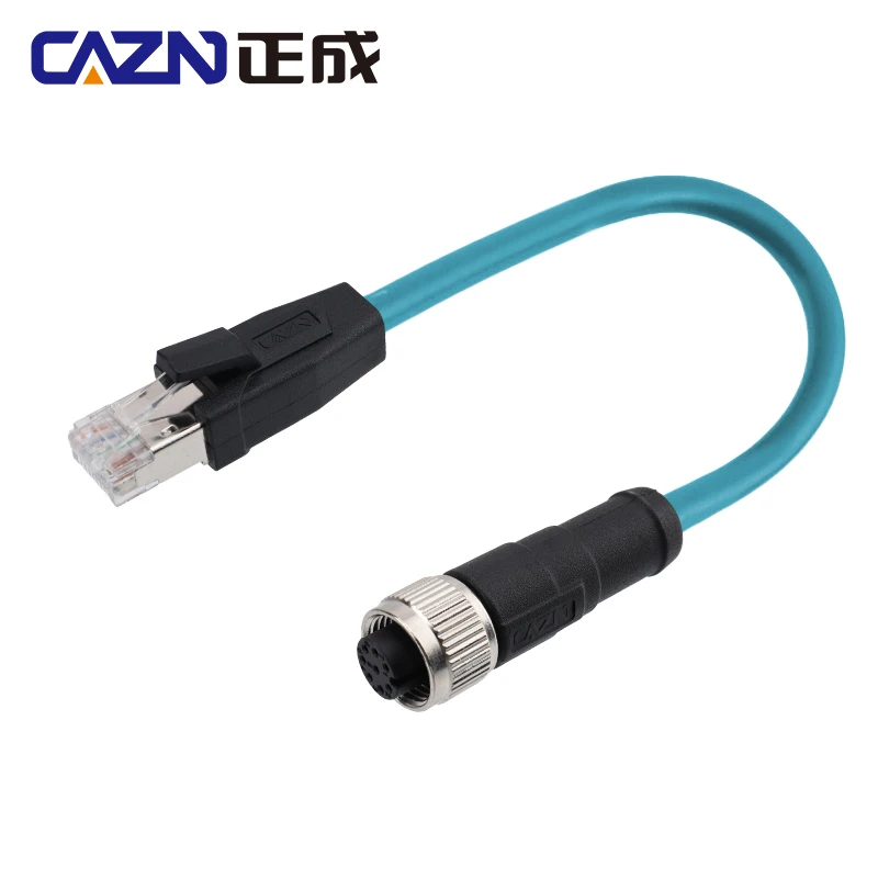 

Ethernet M12 к RJ45 разъему M12 8 pin A code Female к RJ45 водонепроницаемые кабели Ethernet