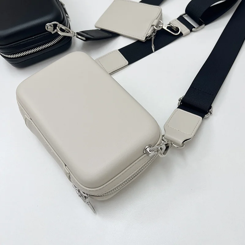

Crossbody Fashion Men Bag Trend Waterproof PU Leather Shoulder s New Korean All-Match Messenger