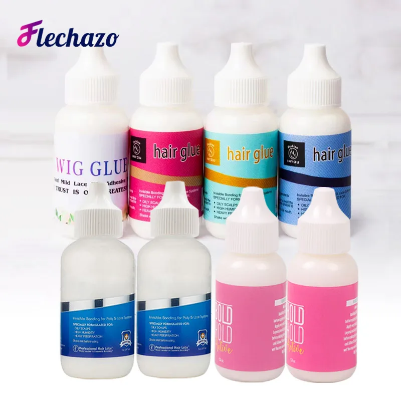 

Wig Glue In Hair Extensions Super Strong Bonding Hair Glue for Wigs Waterproof Lace Front Glue Bold Hold Weave Glue Adhesive