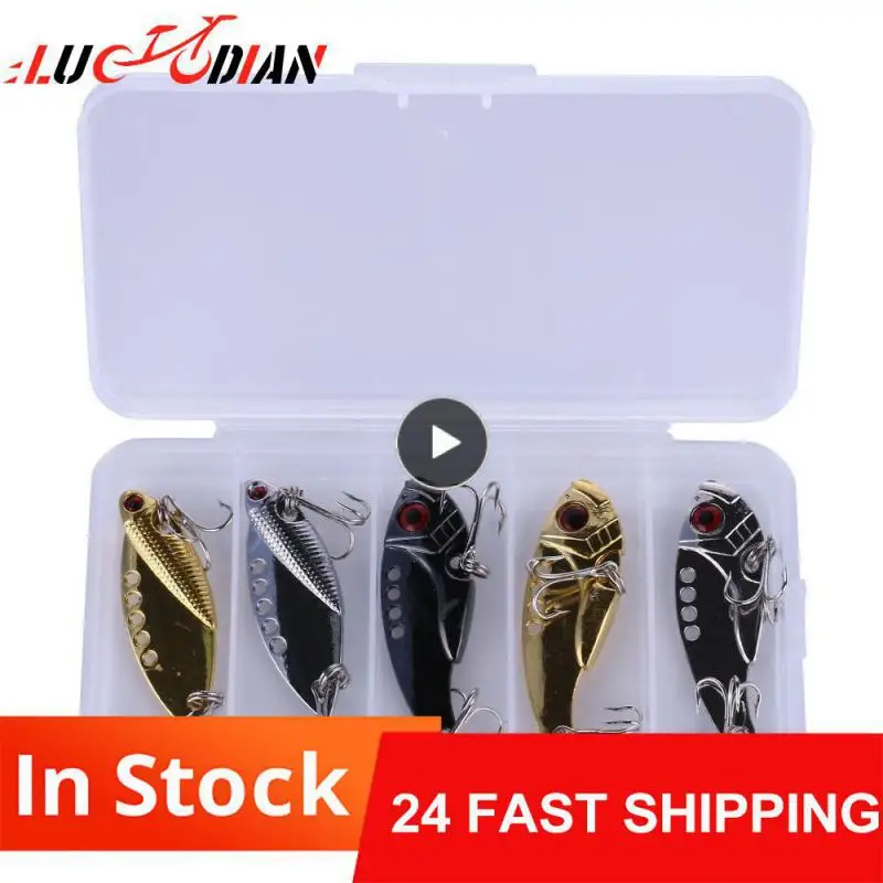 

3d Biomimetic Eyes Fake Bait Three Barbed Hooks Flattened Double Loop Weighting Design Bait Increase Reflectivity Luya Bait